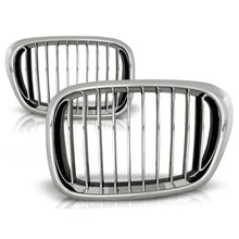 Carica l'immagine nel visualizzatore di Gallery, Doppio a lamelle cromato Griglie a doppio rene per BMW Serie 5 E39 berlina, Touring 09.1995-06.2003