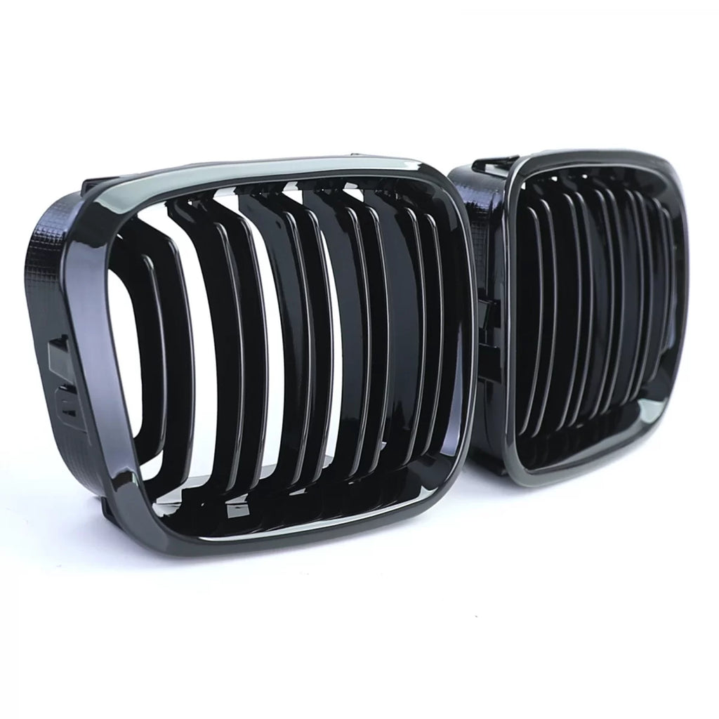 Doppio lamella a doppio rene griglia Performance Nero lucido per Serie 3 BMW E46 1998-2001