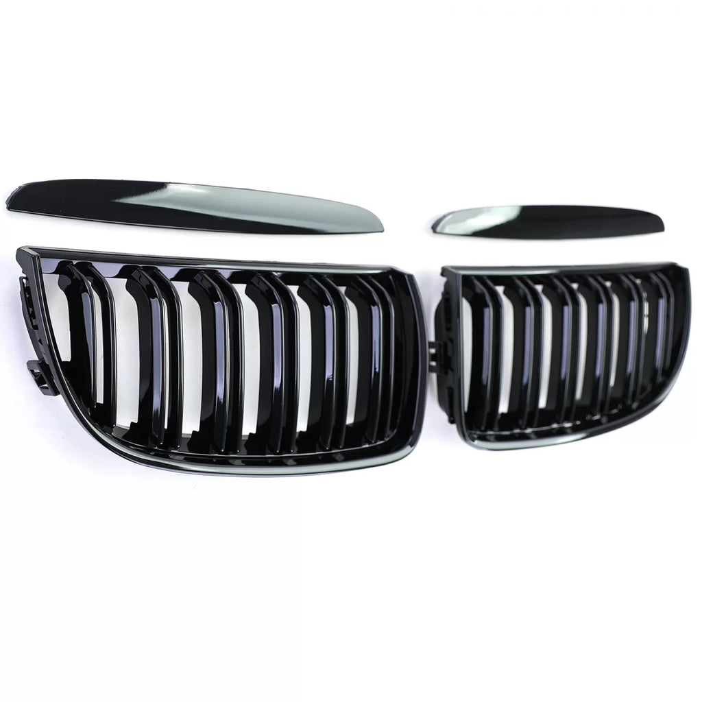 Doppio lamella a doppio rene griglia Performance Nero lucido per Serie 3 BMW E90 E91 2005-2008