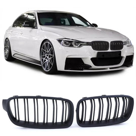 Doppio lamella a doppio rene griglia Performance Nero lucido per Serie 3 BMW F30 F31 2011-2019