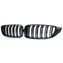 Carica l'immagine nel visualizzatore di Gallery, Doppio lamella a doppio rene griglia Performance Nero lucido per Serie 4 BMW F32 F33 F36 F82 F83