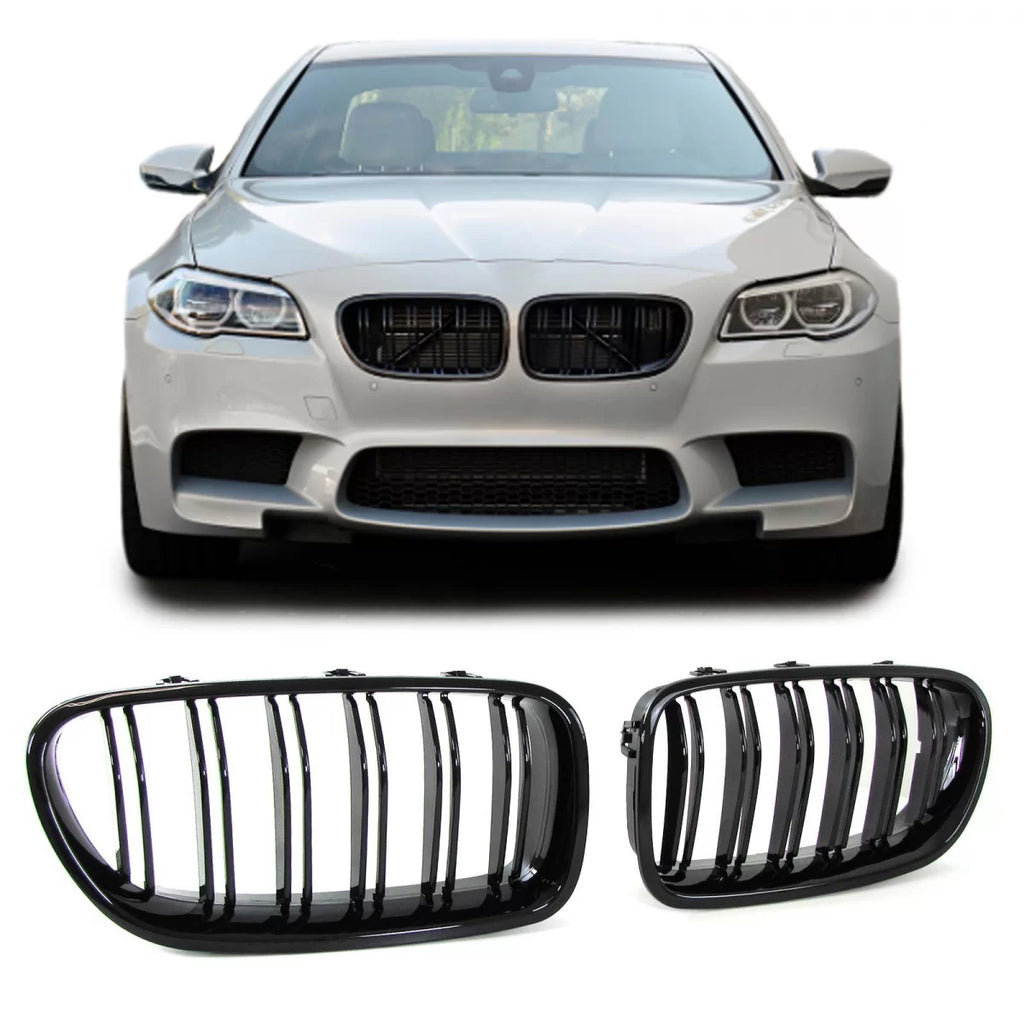 Doppio lamella a doppio rene griglia Performance Nero lucido per Serie 5 BMW F10 F11 2010-2017