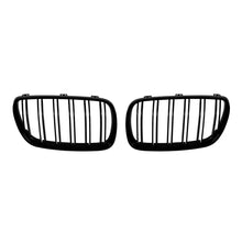 Griglie a doppia lamella nero lucido per BMW X3 E83 2007-2010