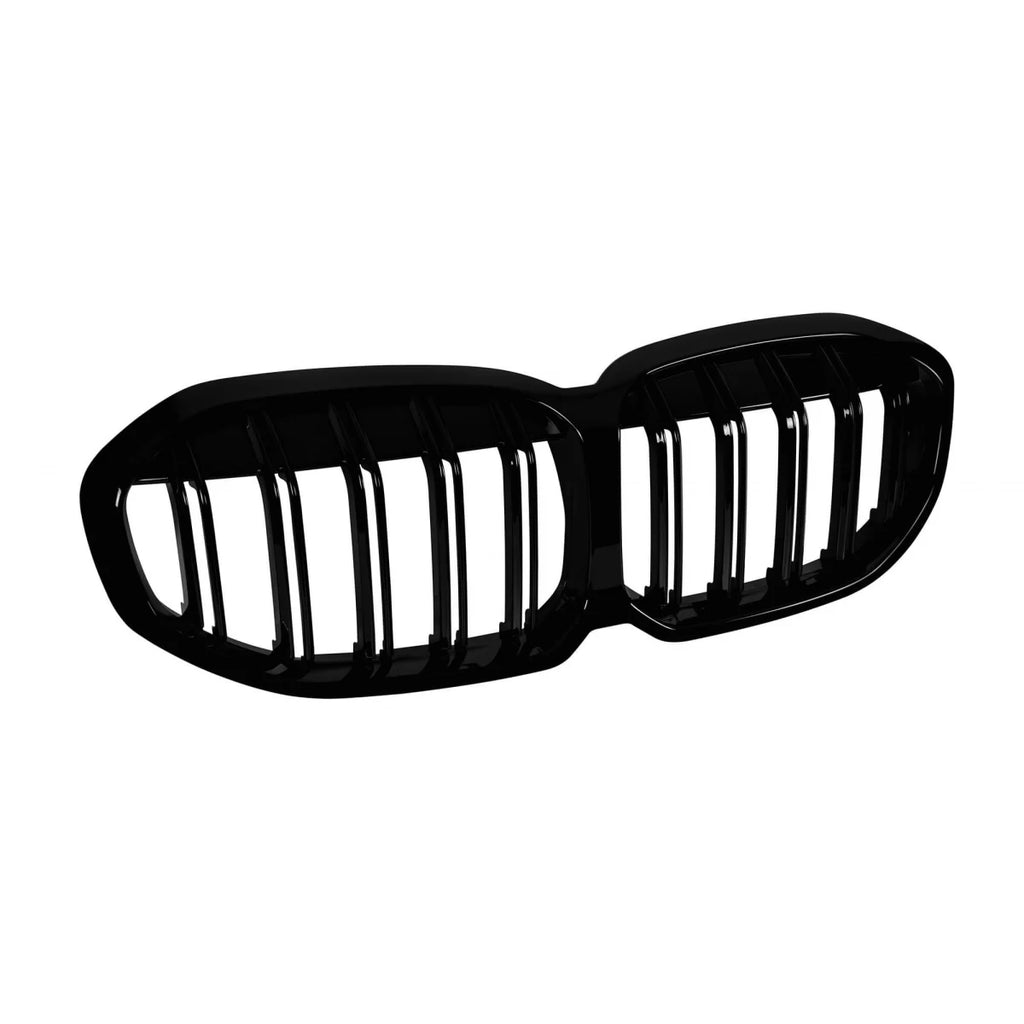 Griglie a doppia lamella in nero lucido per BMW Serie 1 F40 dal 2020