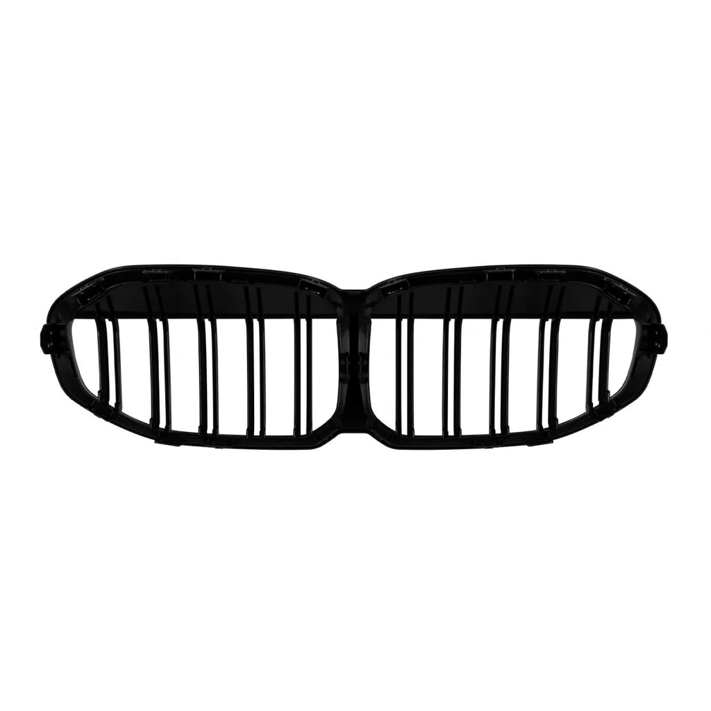 Griglie a doppia lamella in nero lucido per BMW Serie 1 F40 dal 2020