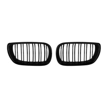 Griglie a doppia lamella in nero lucido per BMW Serie 3 E46 berlina, Touring 2001-2005