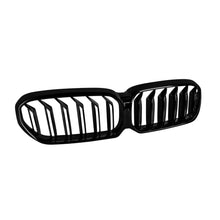 Carica l'immagine nel visualizzatore di Gallery, Griglie a doppia lamella in nero lucido per BMW Serie 5 G30 berlina, G31 Touring dal 2020