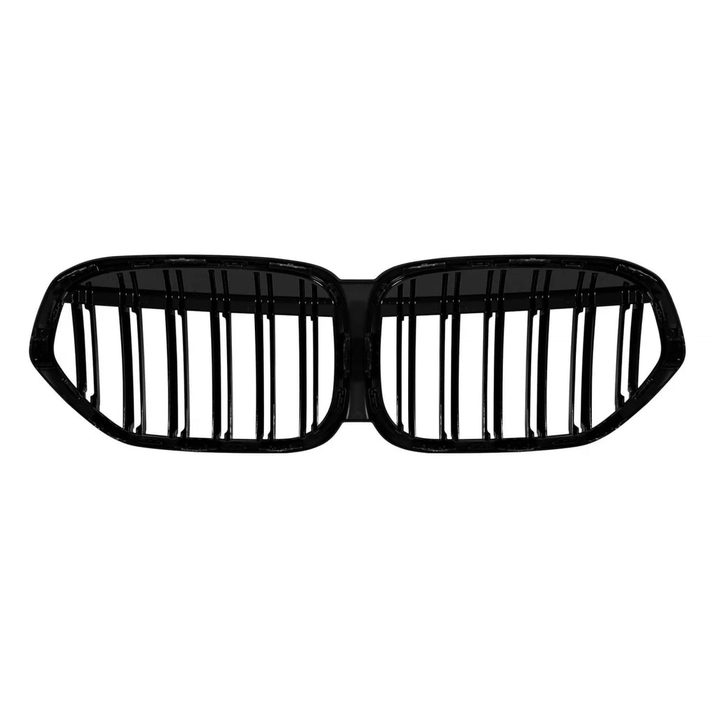 Griglie a doppia lamella in nero lucido per BMW X1 F48 dal 2020