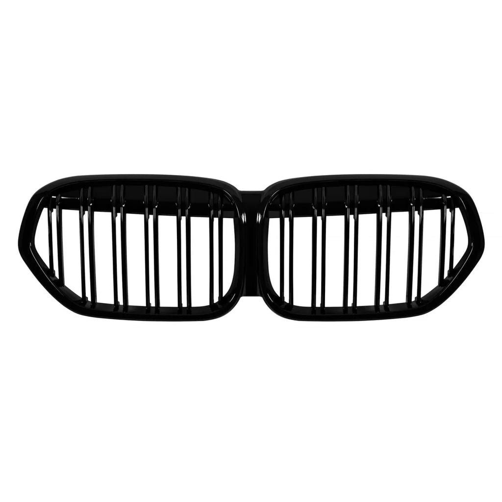 Griglie a doppia lamella in nero lucido per BMW X1 F48 dal 2020