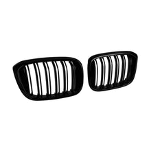 Griglie a doppia lamella in nero lucido per BMW X3 G01, X4 G02 2017-2021