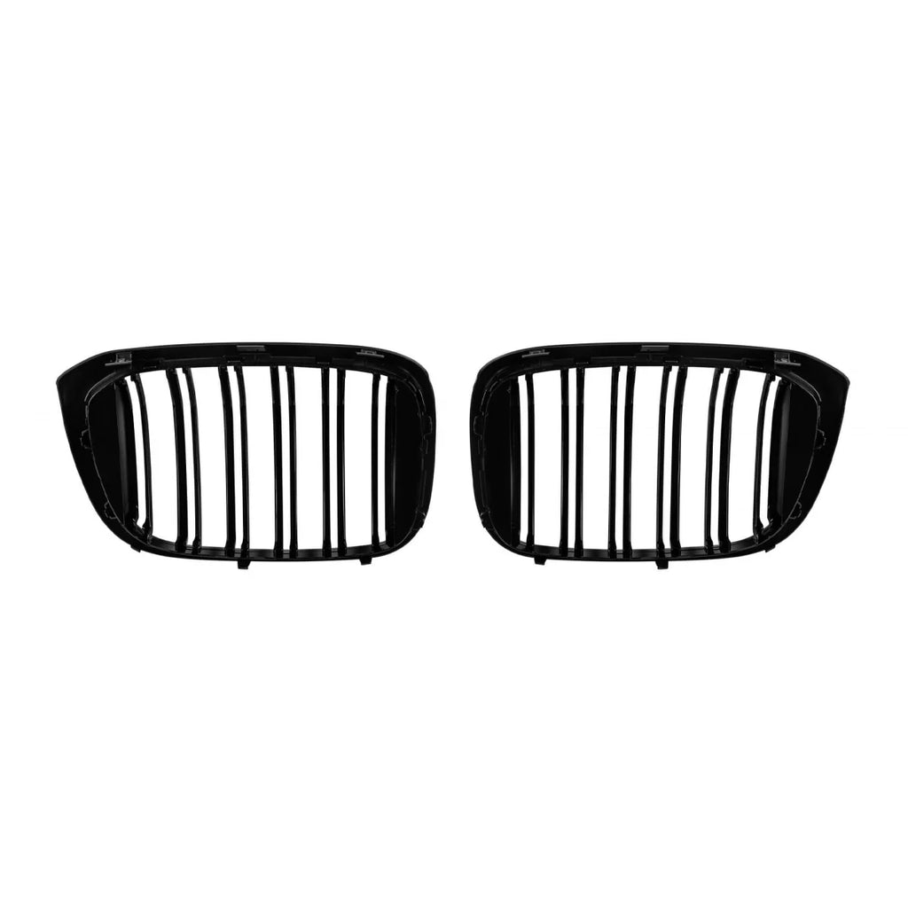 Griglie a doppia lamella in nero lucido per BMW X3 G01, X4 G02 2017-2021
