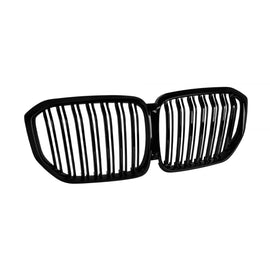 Griglie a doppia lamella in nero lucido per BMW X5 G05 2019-2022