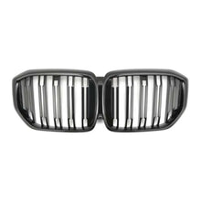Carica l'immagine nel visualizzatore di Gallery, Griglie a doppia lamella in nero lucido per BMW X5 G05 LCI dal 2023