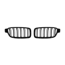 Griglie a doppia lamella in nero lucido tipo M3 per BMW Serie 3 F30 berlina, F31 Touring 2011-2019