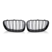 Carica l'immagine nel visualizzatore di Gallery, Griglie a doppia lamella in nero lucido per BMW Serie 1 E81, E82, E87, E88 2007-2011
