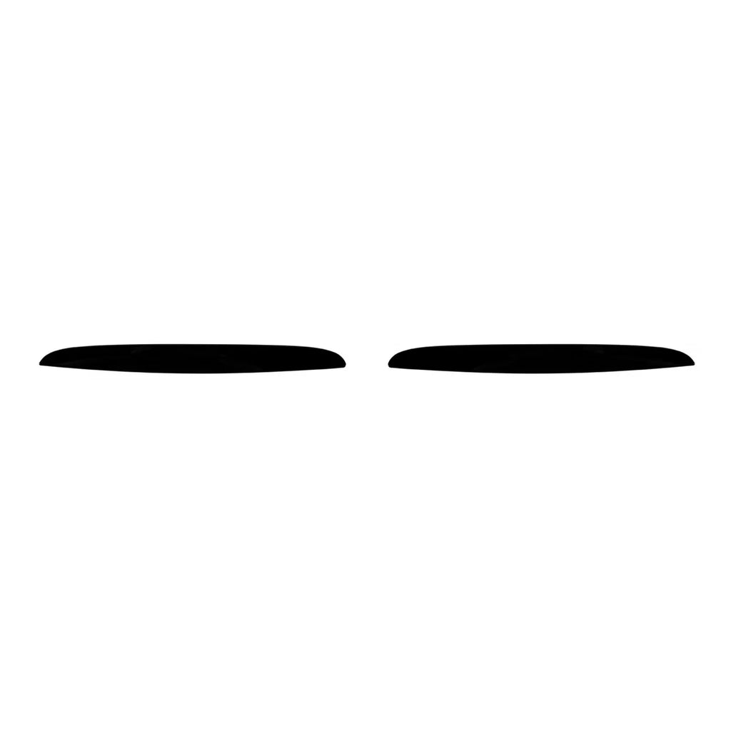 Griglie a doppia lamella in nero lucido per BMW Serie 3 E90 berlina, E91 Touring 2005-2008