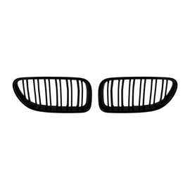 Griglie a doppia lamella in nero lucido per BMW Serie 6 F06 Gran Coupe, F12 Cabriolet, F13 Coupe 2011-2018