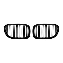 Carica l'immagine nel visualizzatore di Gallery, Griglie a doppia lamella in nero lucido per BMW Serie 7 F01 corto passo, F02 lungo passo 2008-2015