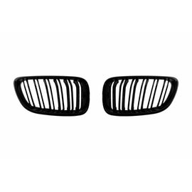 Griglie a doppia lamella in nero lucido per BMW Serie 2 F22 Coupe, F23 Cabriolet dal 2013