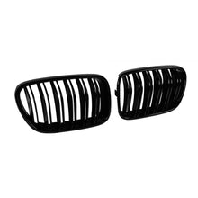 Griglie a doppia lamella in nero lucido per BMW X3 F25 2010-2014