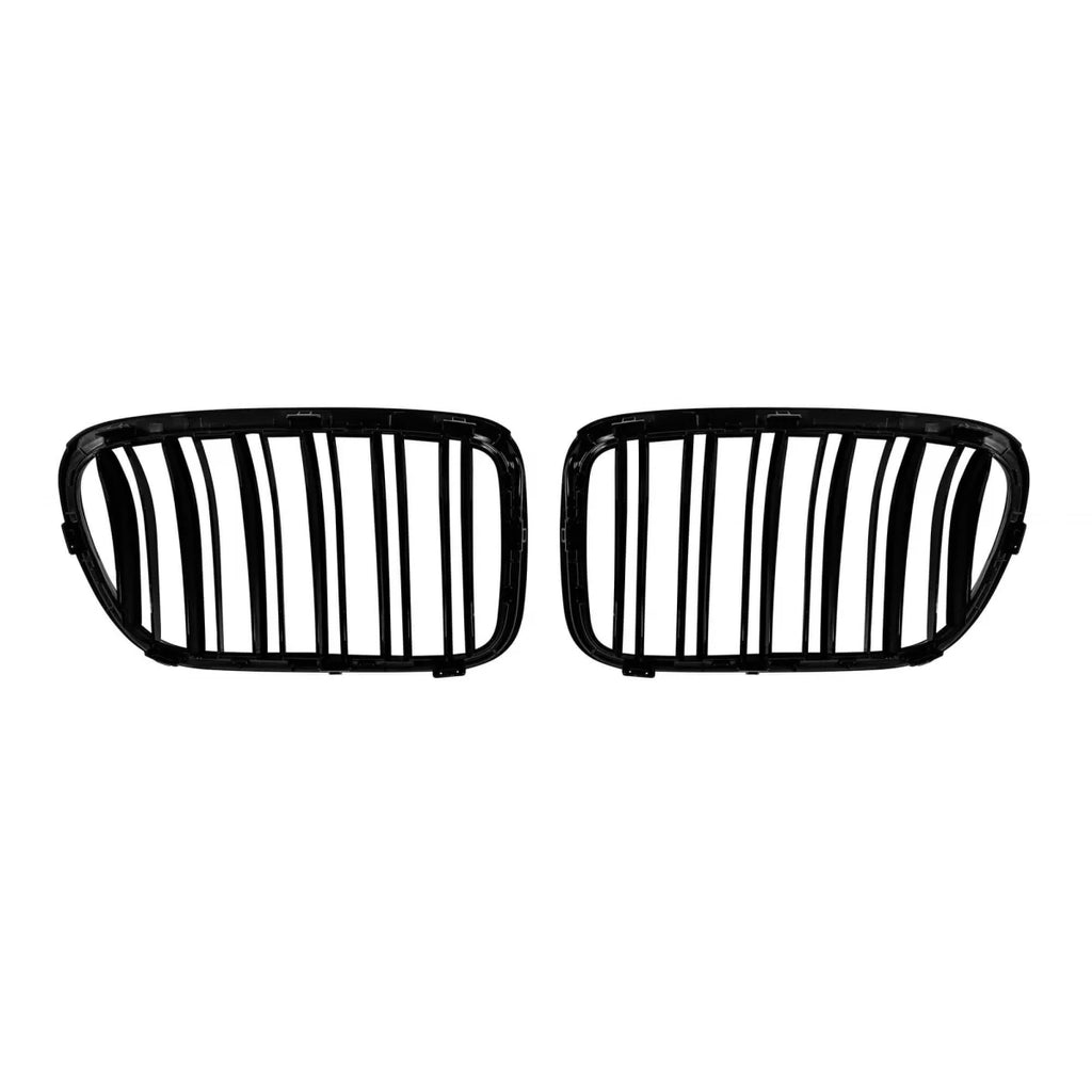 Griglie a doppia lamella in nero lucido per BMW X3 F25 2010-2014