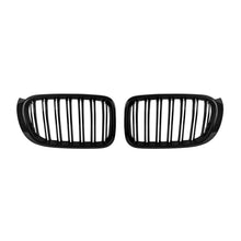 Carica l'immagine nel visualizzatore di Gallery, Griglie a doppia lamella in nero lucido per BMW X3 F25 2014-2017, X4 F26 2014-2018