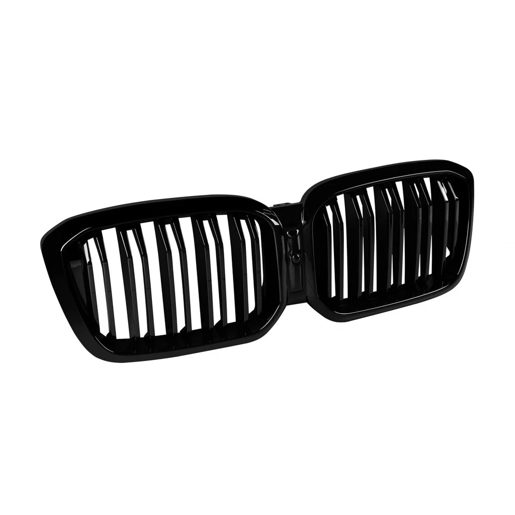 Griglie a doppia lamella in nero lucido per BMW X3 G01, X4 G02 dal 2022