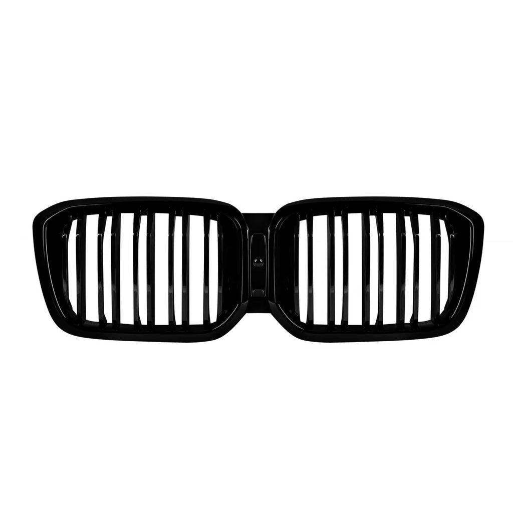 Griglie a doppia lamella in nero lucido per BMW X3 G01, X4 G02 dal 2022