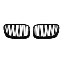 Carica l'immagine nel visualizzatore di Gallery, Griglie a doppia lamella in nero lucido per BMW X5 E70 2007-2013, X6 E71 2008-2011