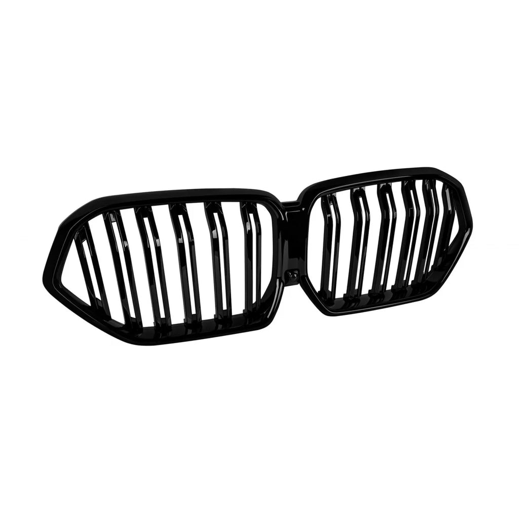 Griglie a doppia lamella in nero lucido per BMW X6 G06 dal 2020