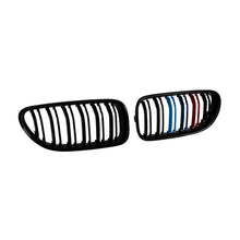 Carica l'immagine nel visualizzatore di Gallery, Griglie a doppia lamella in nero lucido con M decorazione per BMW Serie 6 F06 Gran Coupe, F12 Cabriolet, F13 Coupe