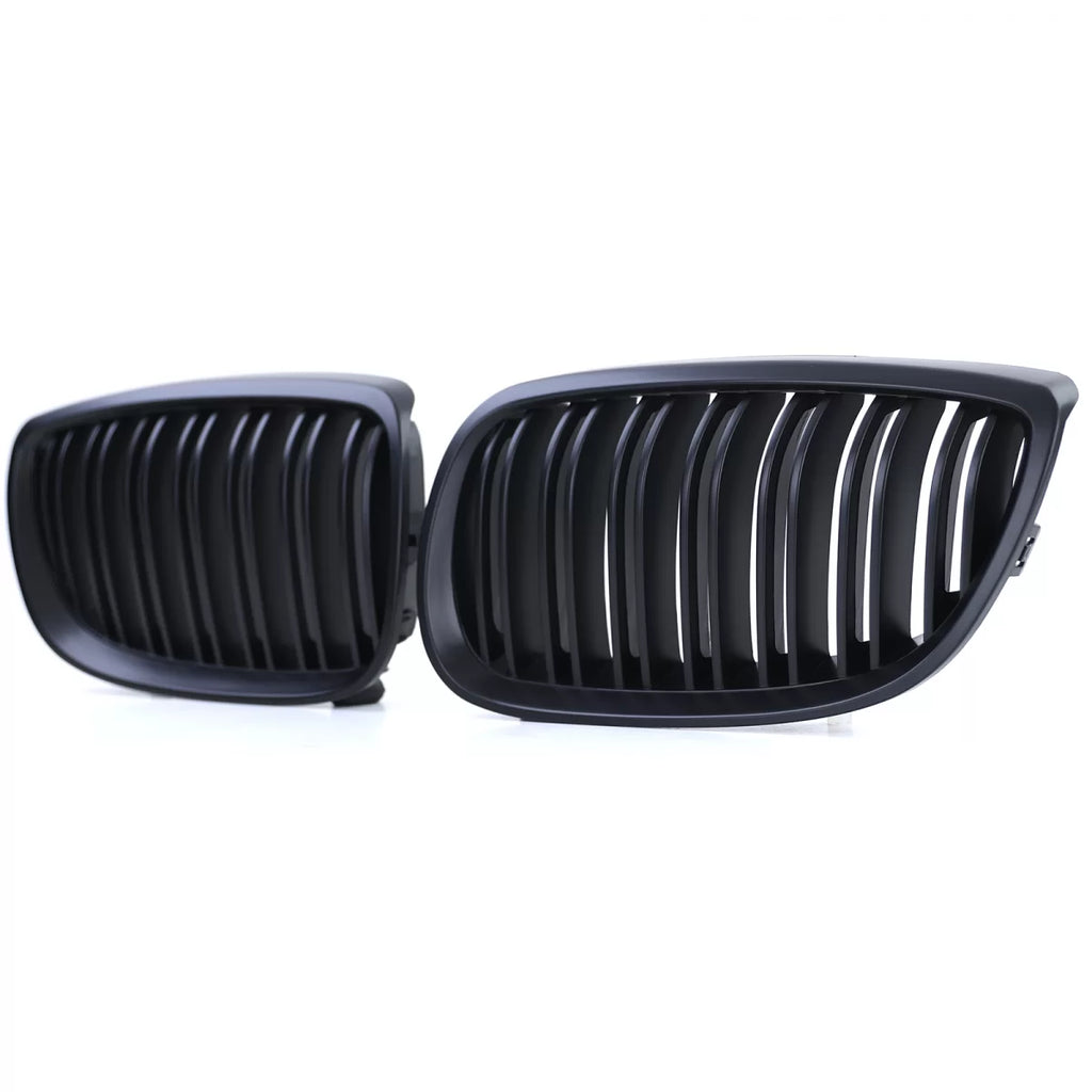 Doppio lamella Performance a doppio rene griglia nero per Serie 3 BMW E92 E93 2005-2010
