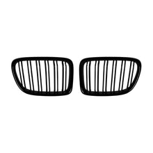 Carica l'immagine nel visualizzatore di Gallery, Doppio slatted Griglie a doppio rene in nero lucido per BMW X1 E84 2009-2015