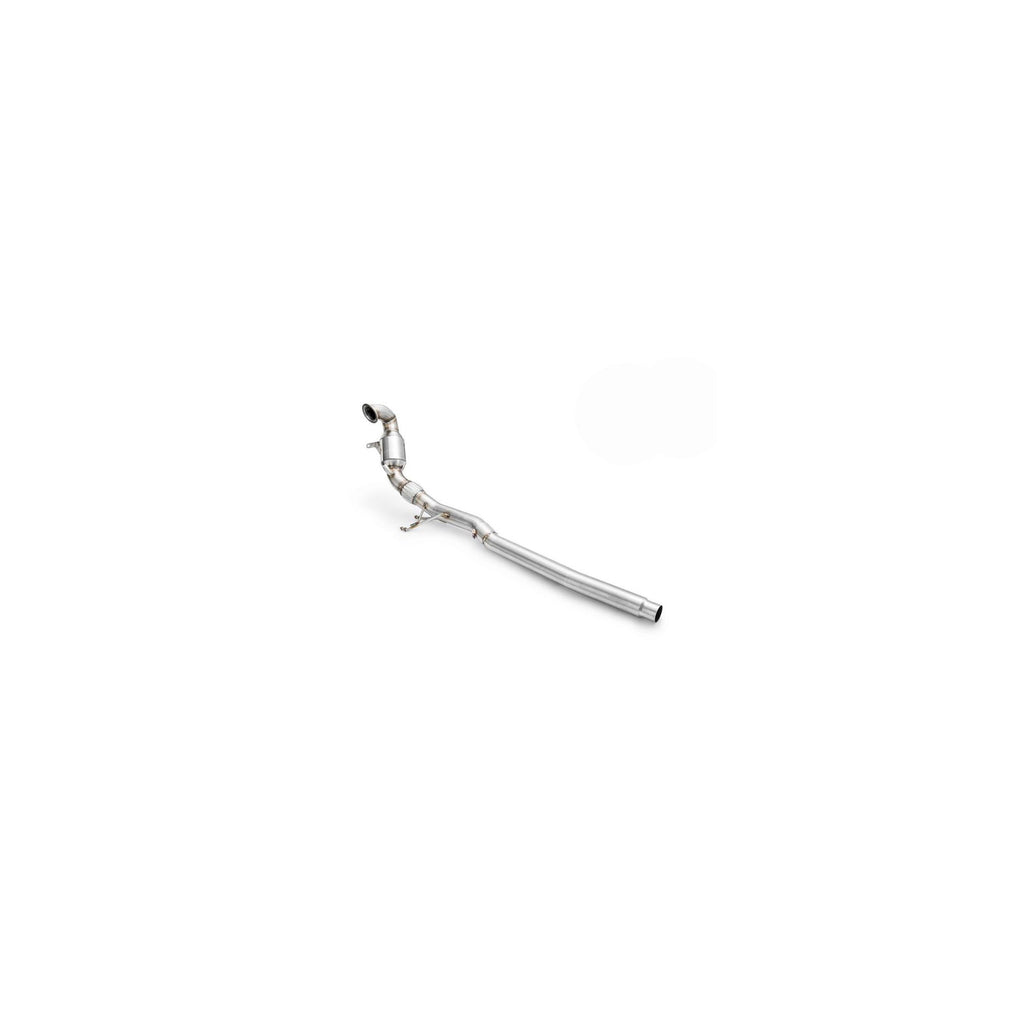 Downpipe con catalizzatore 100 celle RM Motors per Audi A3 8V, Golf 7, Octavia Mk3, Leon ST e Ateca