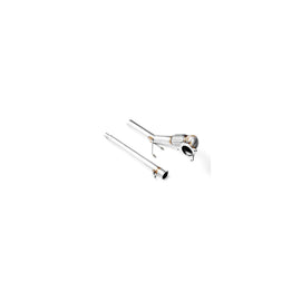 Downpipe RM Motors per Audi TT 8J 2.0 TFSI, Acciaio Inox 76mm