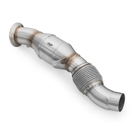 Downpipe con silenziatore BMW 535d E60 E61 M57N2 76 mm RM Motors