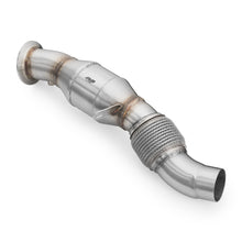 Load image into Gallery viewer, Downpipe con catalizzatore 100 celle RM Motors per BMW 535d E60 E61 M57N2