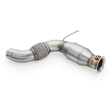 Load image into Gallery viewer, Downpipe con Silenziatore BMW 640d, 430d, 330d, 730d, X3 30d, X4 30d, X5 30d 40d, X6 30d 40d N57 76 mm
