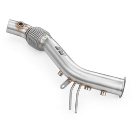 Downpipe sportivo BMW Serie 3 F30, F31 328d, 328dX in acciaio inox 63,5mm