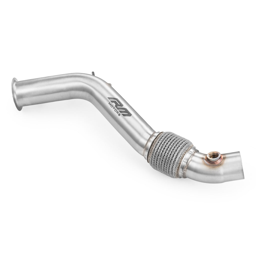 Downpipe sportivo BMW Serie 3 F30, F31 328d, 328dX in acciaio inox 63,5mm