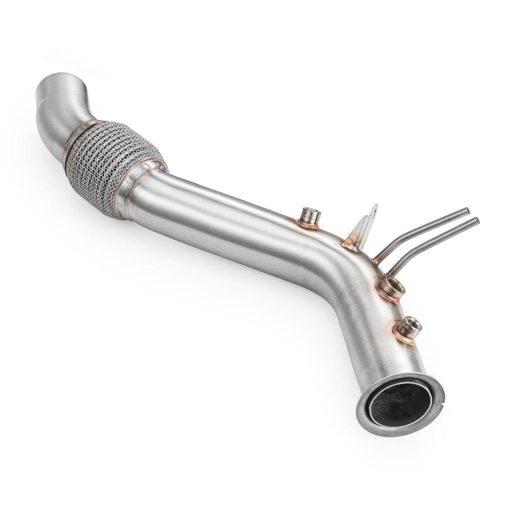 Downpipe sportivo BMW Serie 3 F30, F31 328d, 328dX in acciaio inox 63,5mm