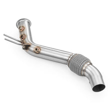 Carica l'immagine nel visualizzatore di Gallery, Downpipe sportivo BMW Serie 3 F30, F31 328d, 328dX in acciaio inox 63,5mm