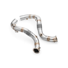 Set downpipe BMW M5 F90 M8 F91 F92 S63B44B 76 mm RM Motors