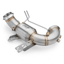 Load image into Gallery viewer, Downpipe con catalizzatore HJS 200 celle OBD RM Motors per Mercedes-AMG CLA 45