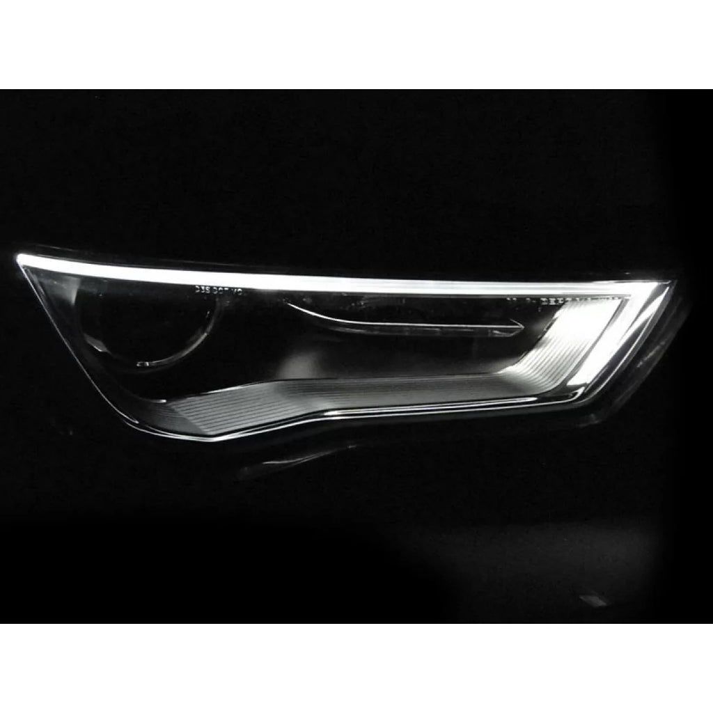 DRL faro anteriore tuning kit per Audi A3 2012-2016 con nero base, sinistro e destro