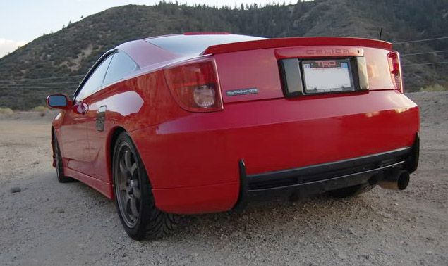 Spoiler Posteriore Brashboy Style SK-Import Vetroresina Toyota Celica T23 - foto 4