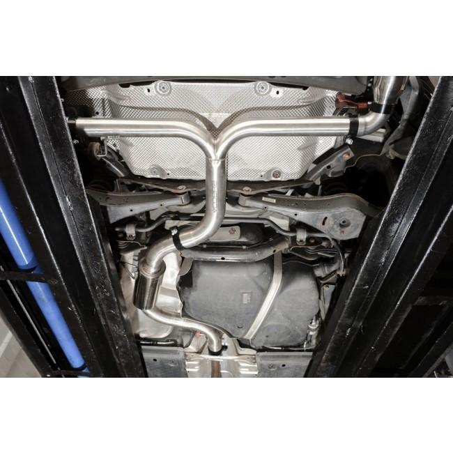 Cobra Sport Scarico sportivo Cat Back Venom Box Delete per VW Scirocco R 2.0L TSI (09-18)