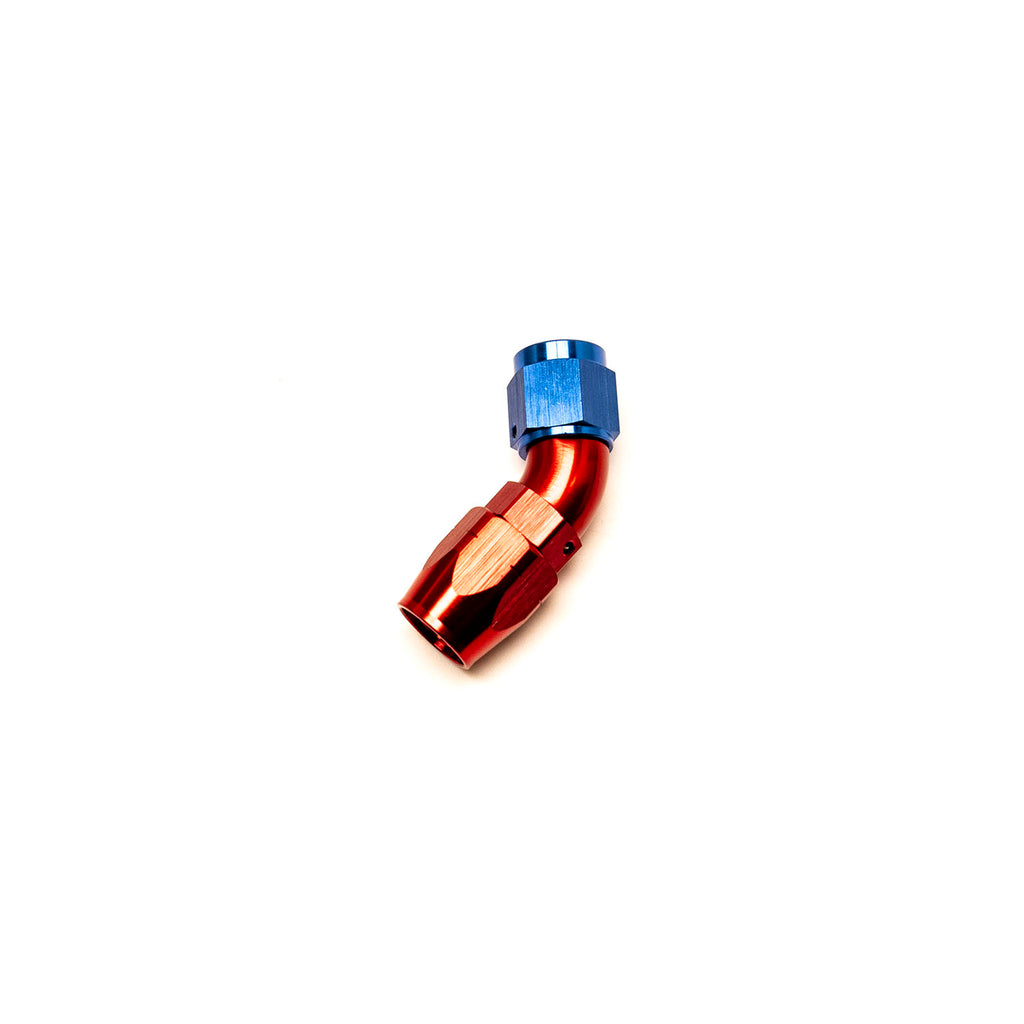 Raccordo femmina Dash Cutter Style blu e rosso — Dash 6 / 45°