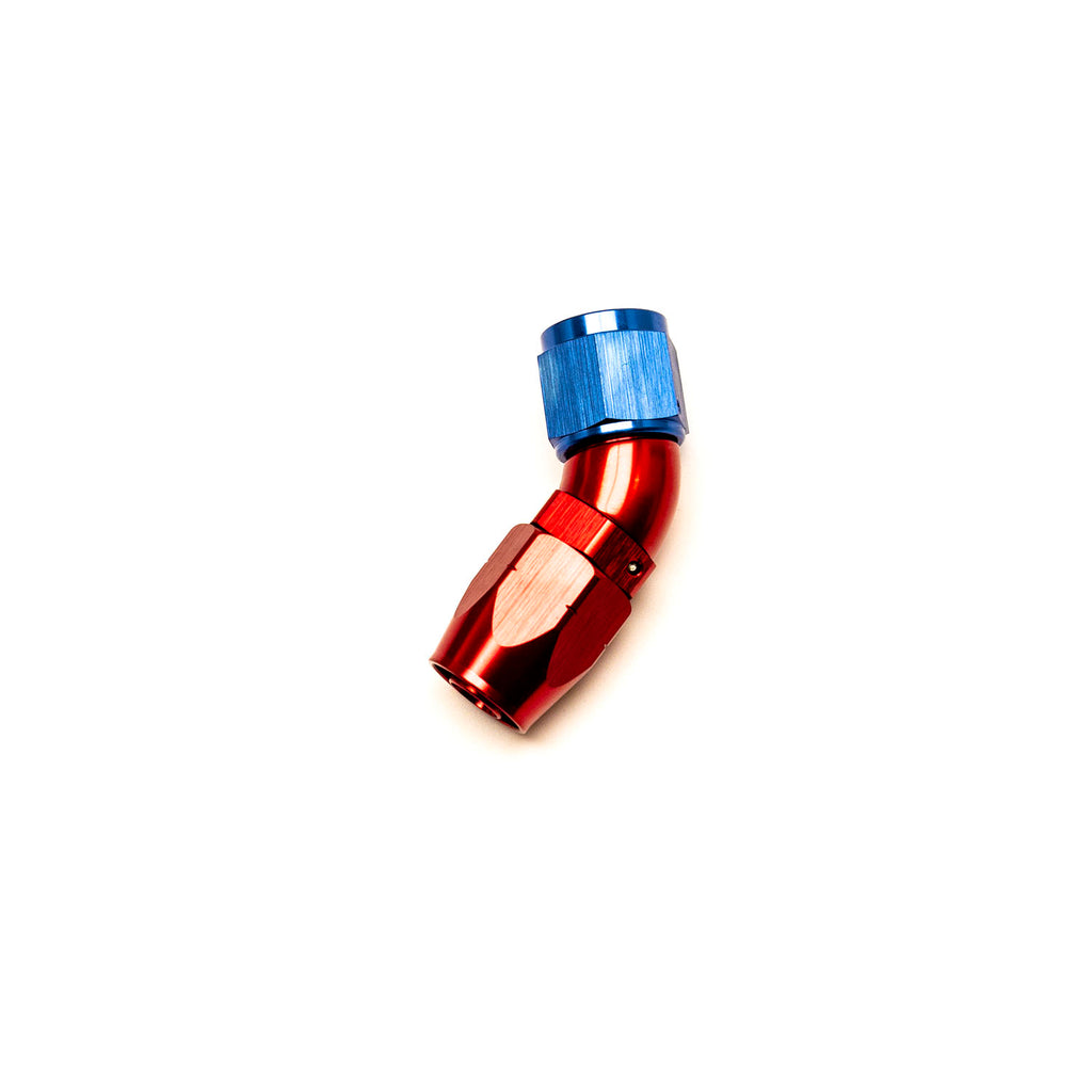 Raccordo femmina Dash Cutter Style blu e rosso — Dash 8 / 45°