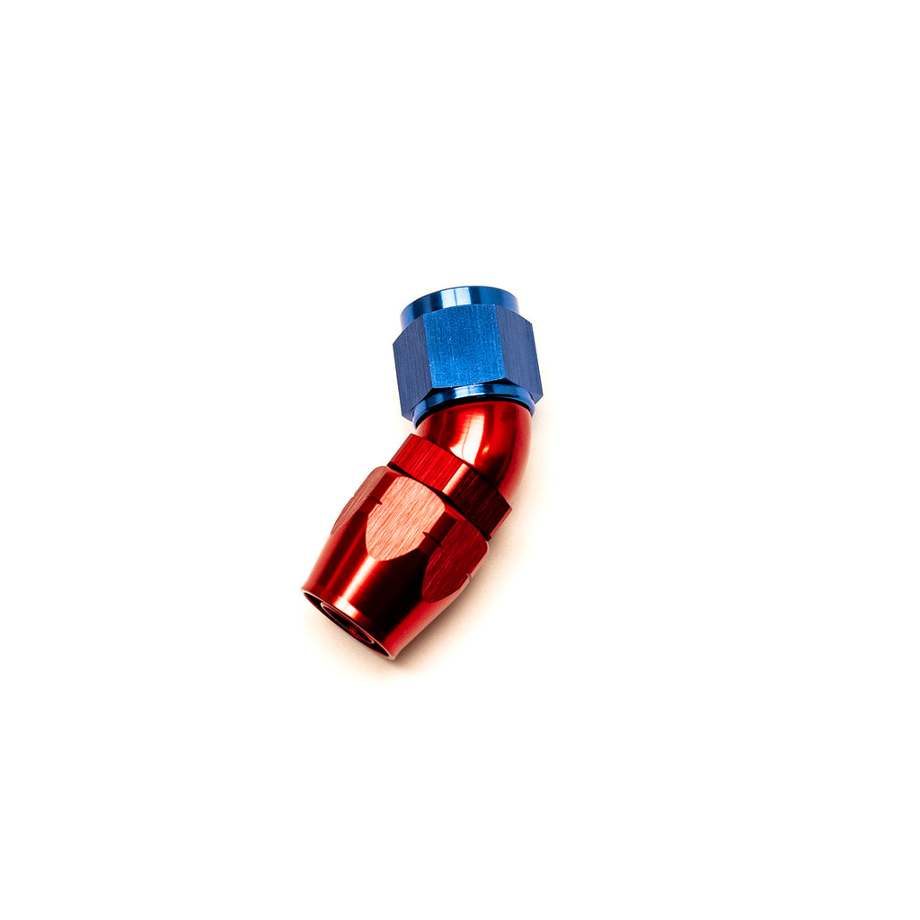 Raccordo femmina Dash Cutter Style blu e rosso — Dash 10 / 45°